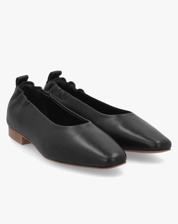 Radley Elm Grove Black Leather Ballet Pumps Standard Fit