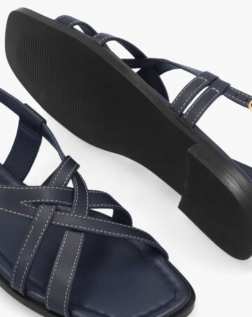 Radley Calvert Way Naval Leather Artisan Sandals Standard Fit