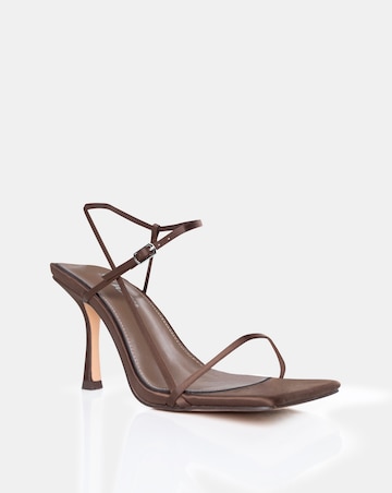 Public Desire Pheobe Barley There Sandals Wide E Fit