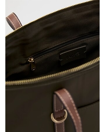 Mango Nylon Shopper Tote Bag