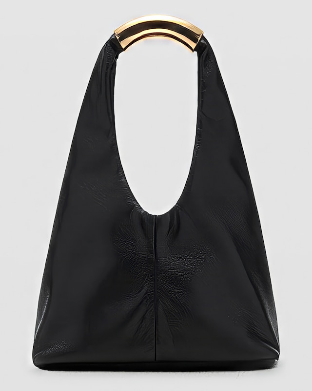 Mango Metal Top Handle Bag