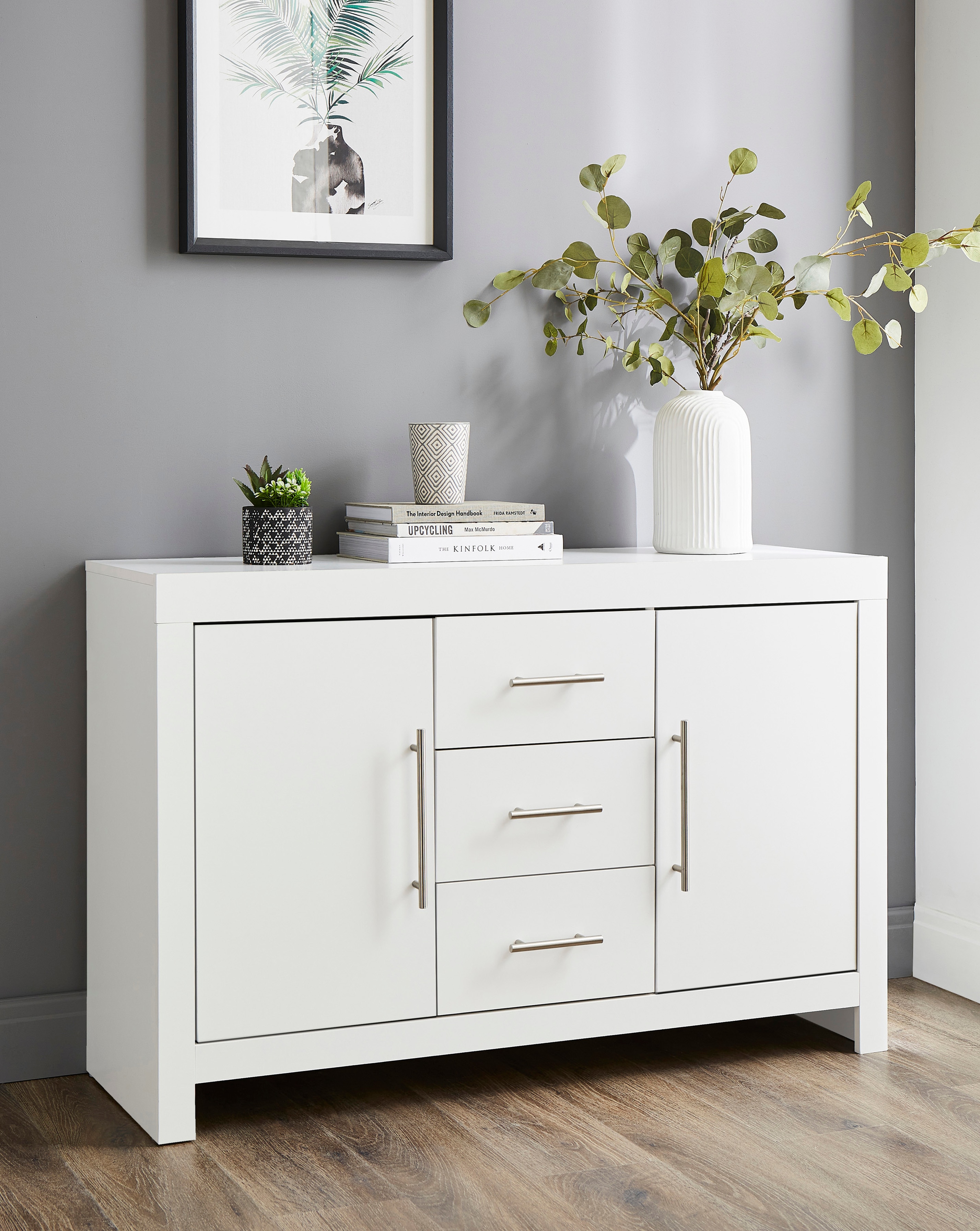 Dakota Large Sideboard - White