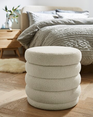 Esme Round Teddy Storage Ottoman
