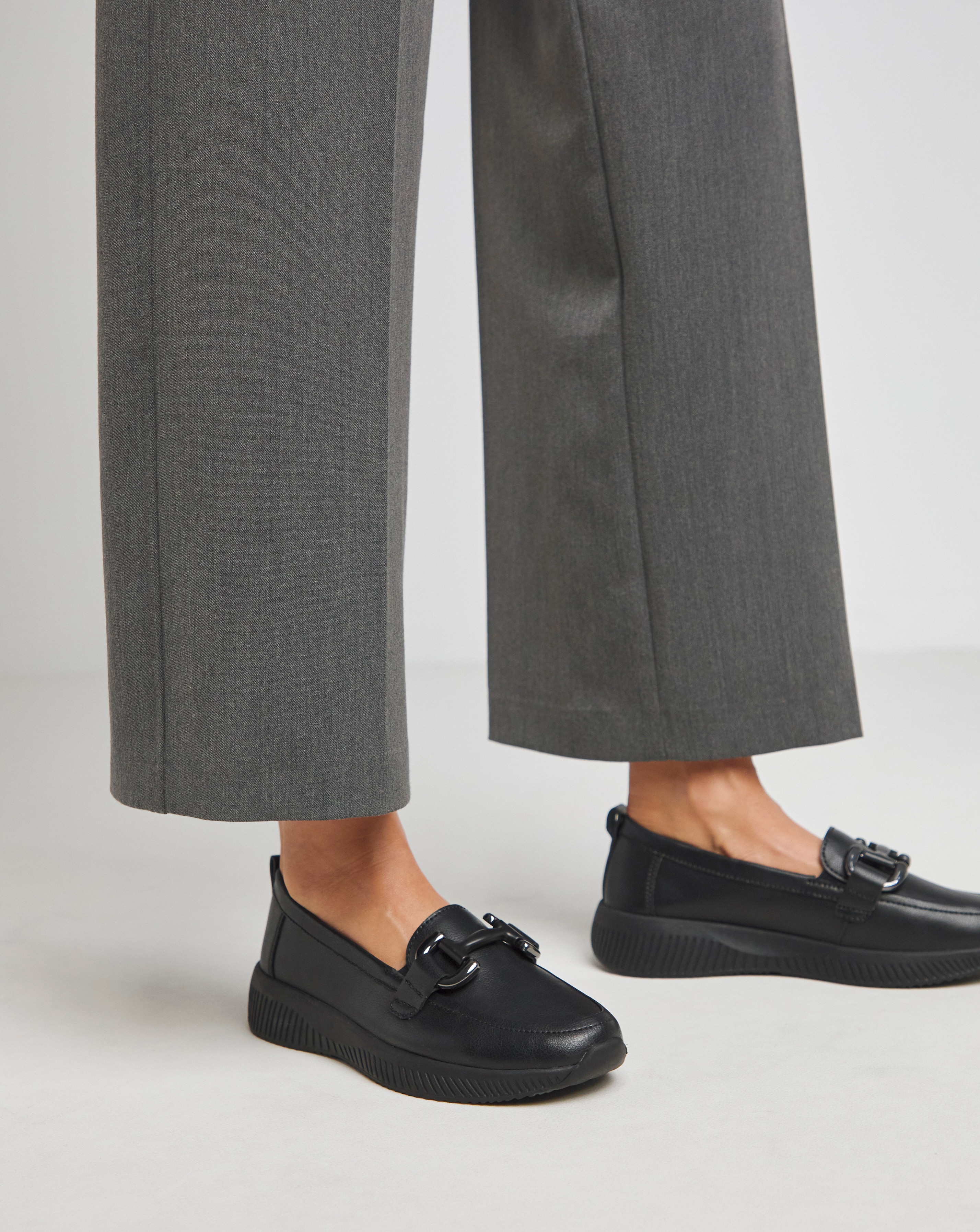 Sporty Loafer With Trim Ex Wide Fit