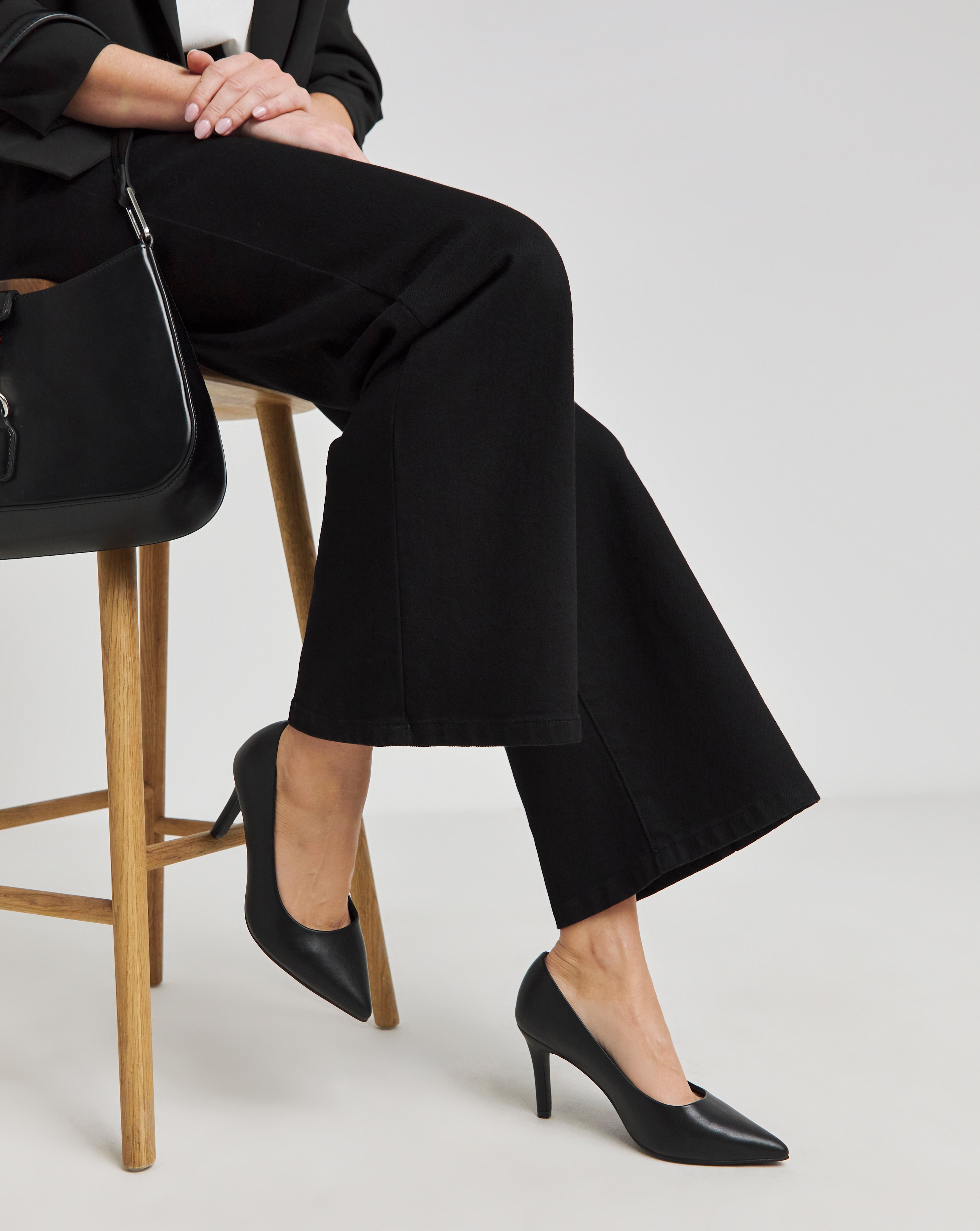 Pointed Toe Stiletto Shoe Wide