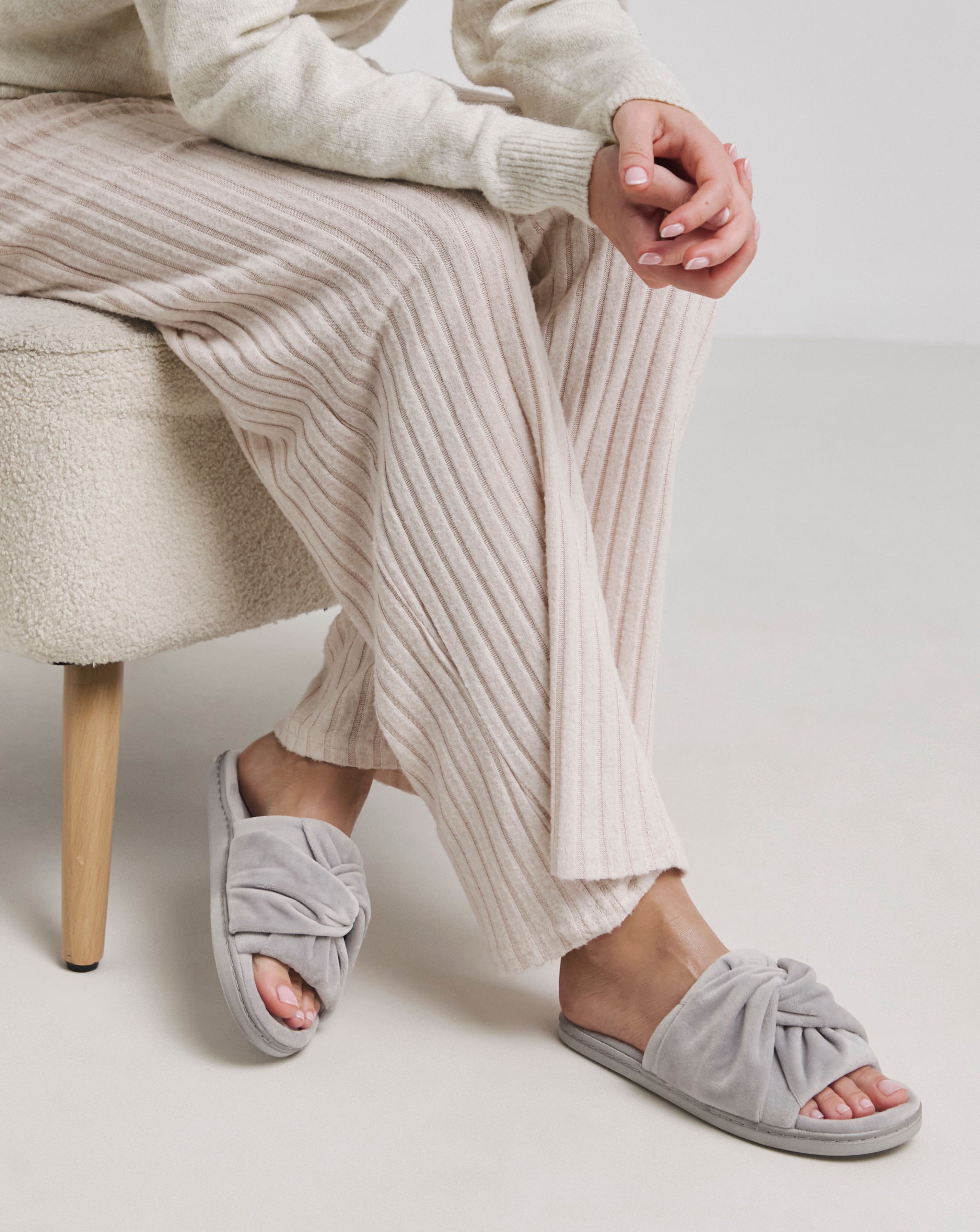 Twist Upper Mule Slipper Wide