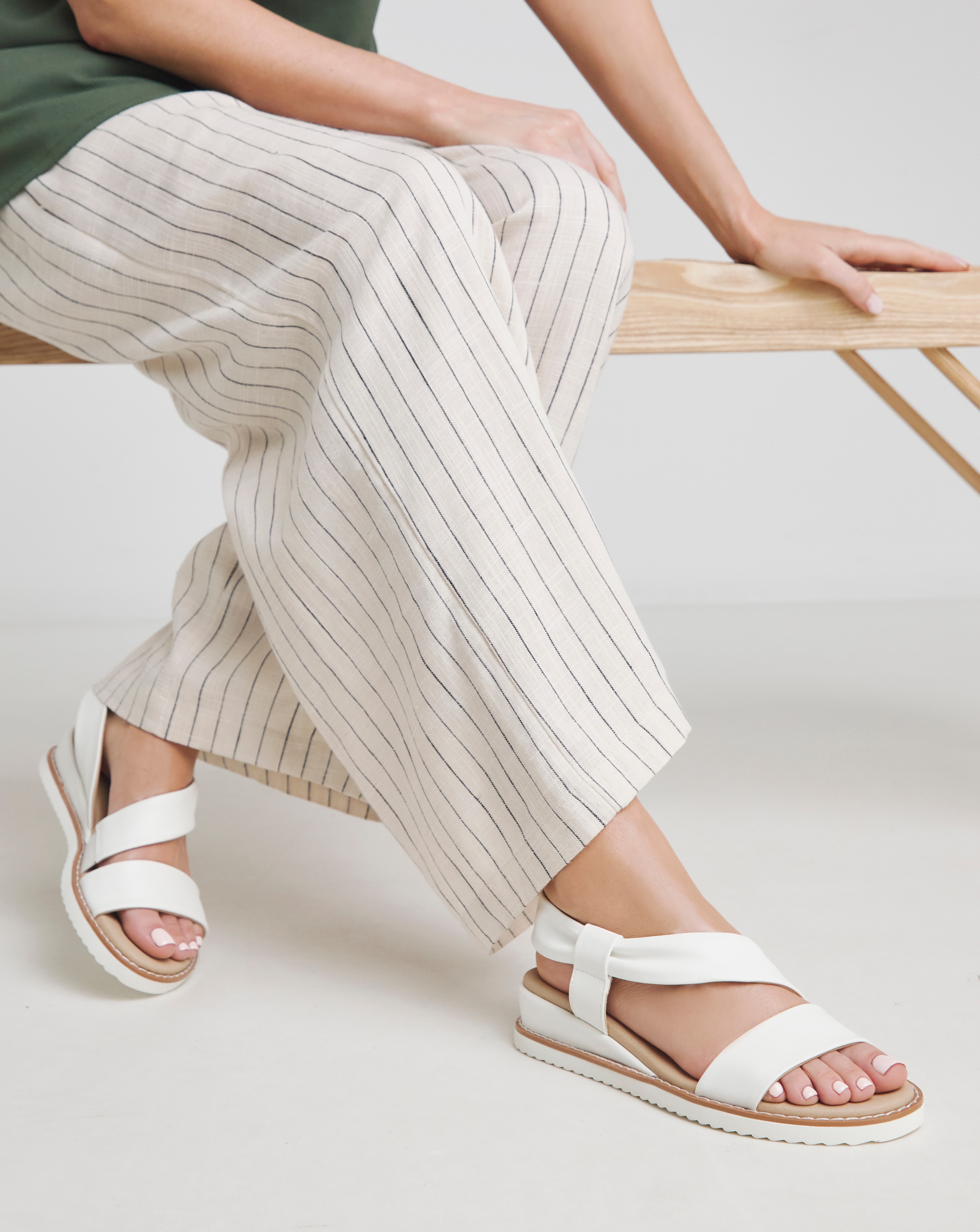 Comfort Wedge Sandals Wide