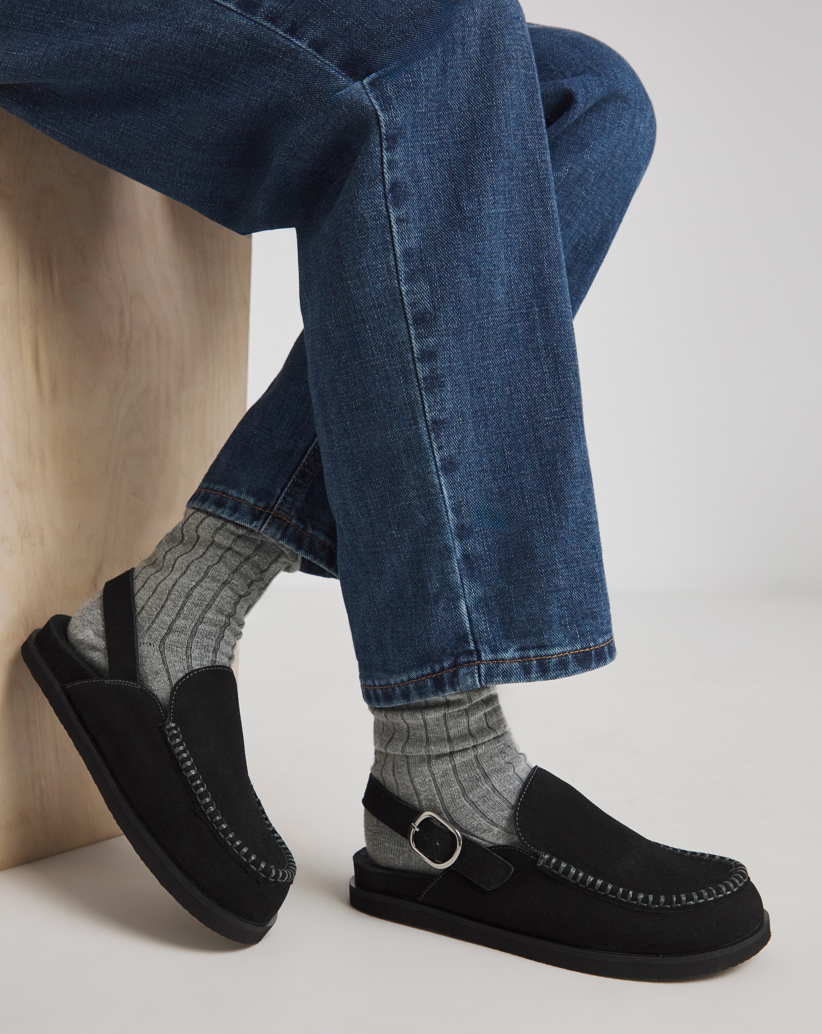 House Shoe Mule Wide Fit