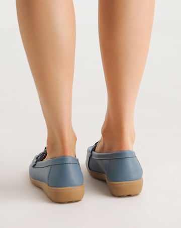 Samara Leather Loafers - Wide Fit (E)