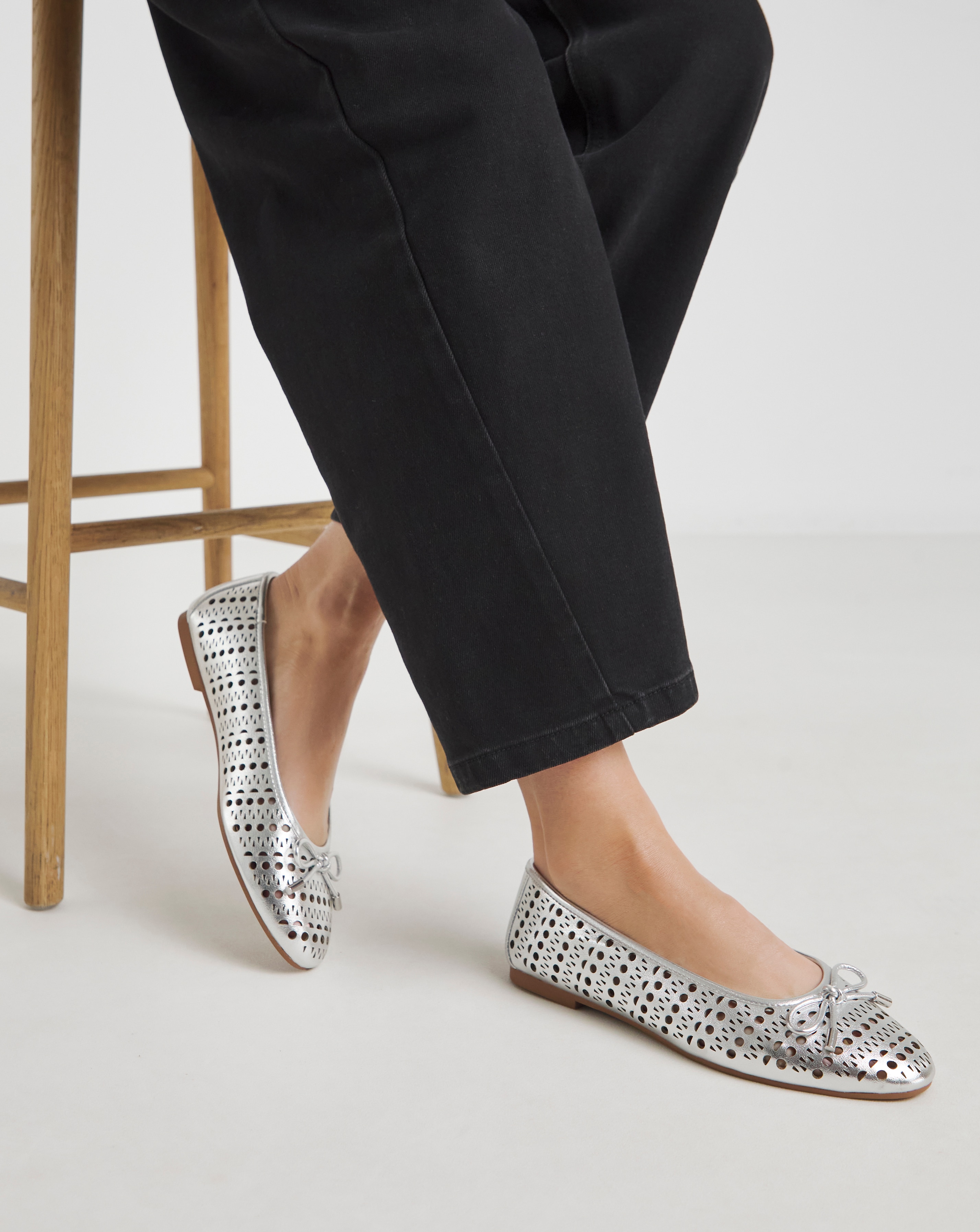 Laser Cut Ballerina Wide Fit