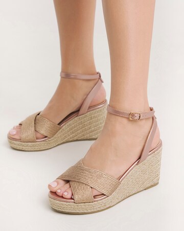 Crossover Espadrille Sandal EEE Fit