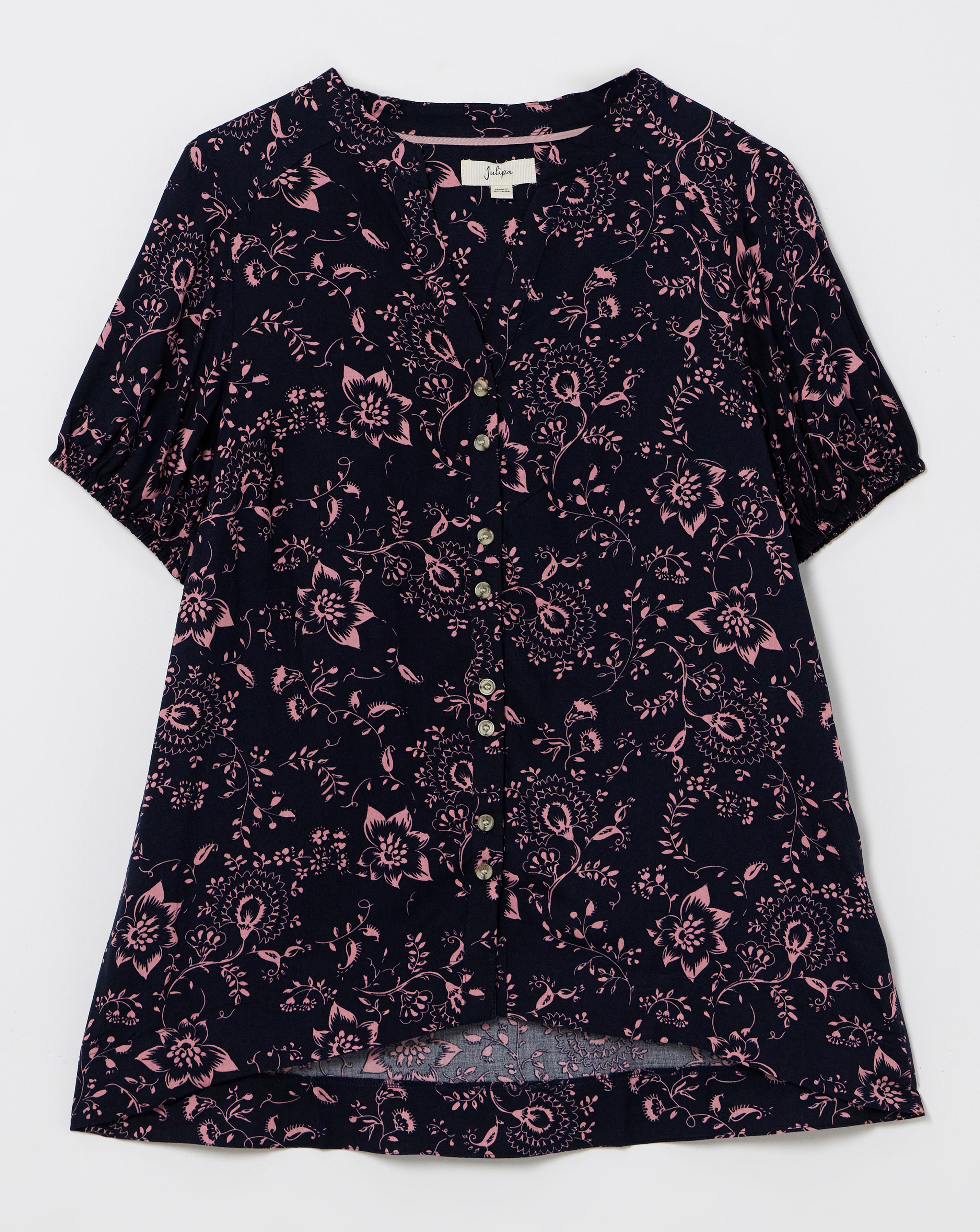 Julipa Button Down Printed Top