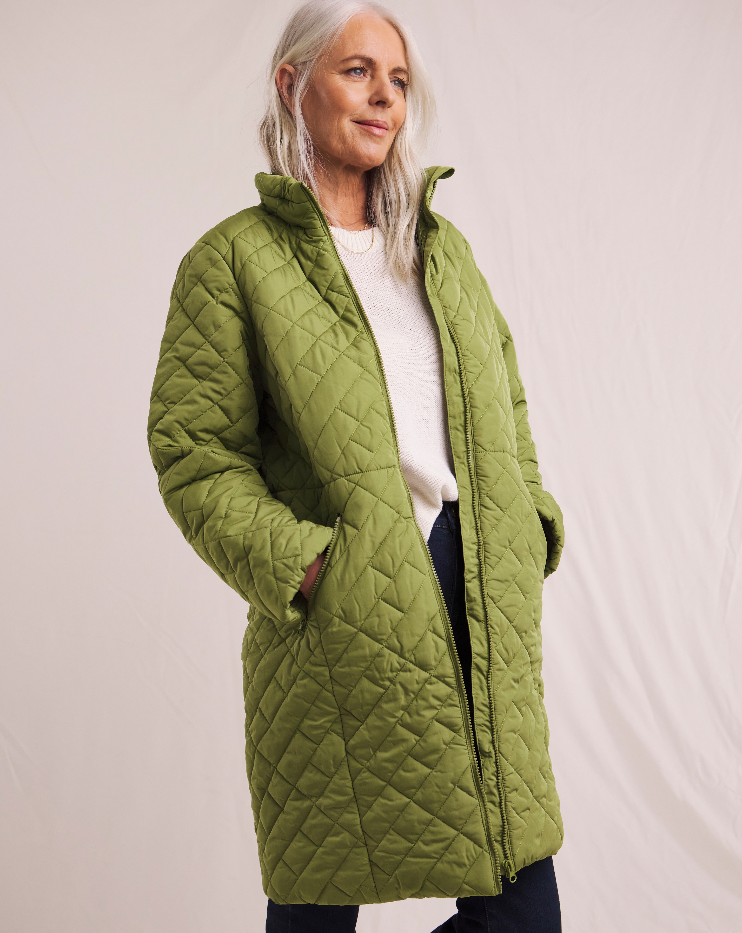 Julipa Quilted Longline Coat