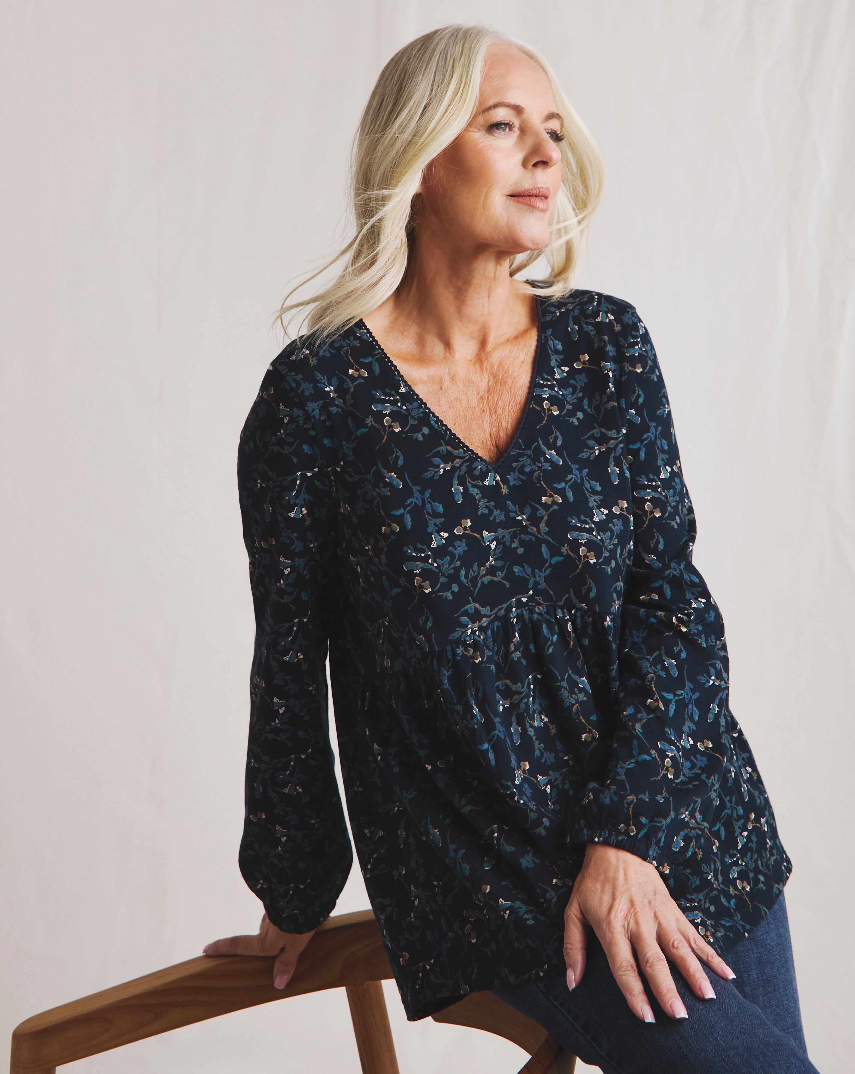 Julipa Longline Pure Cotton Top