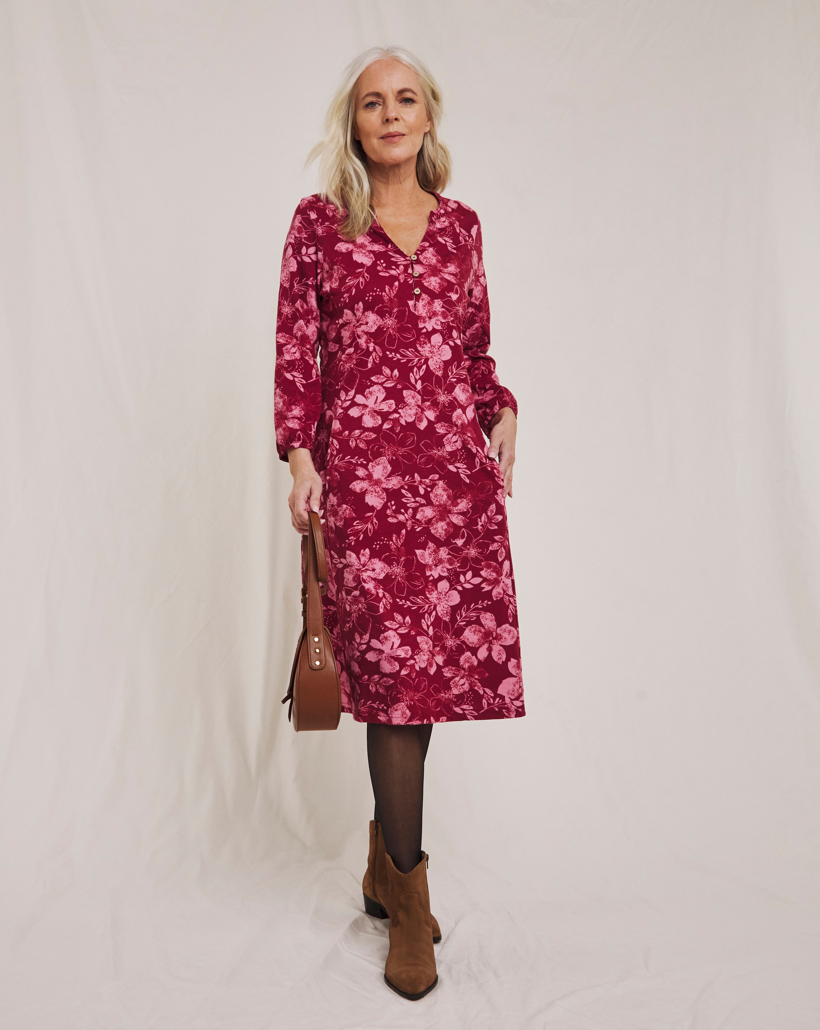 Julipa Pure Cotton Jersey Shift Dress