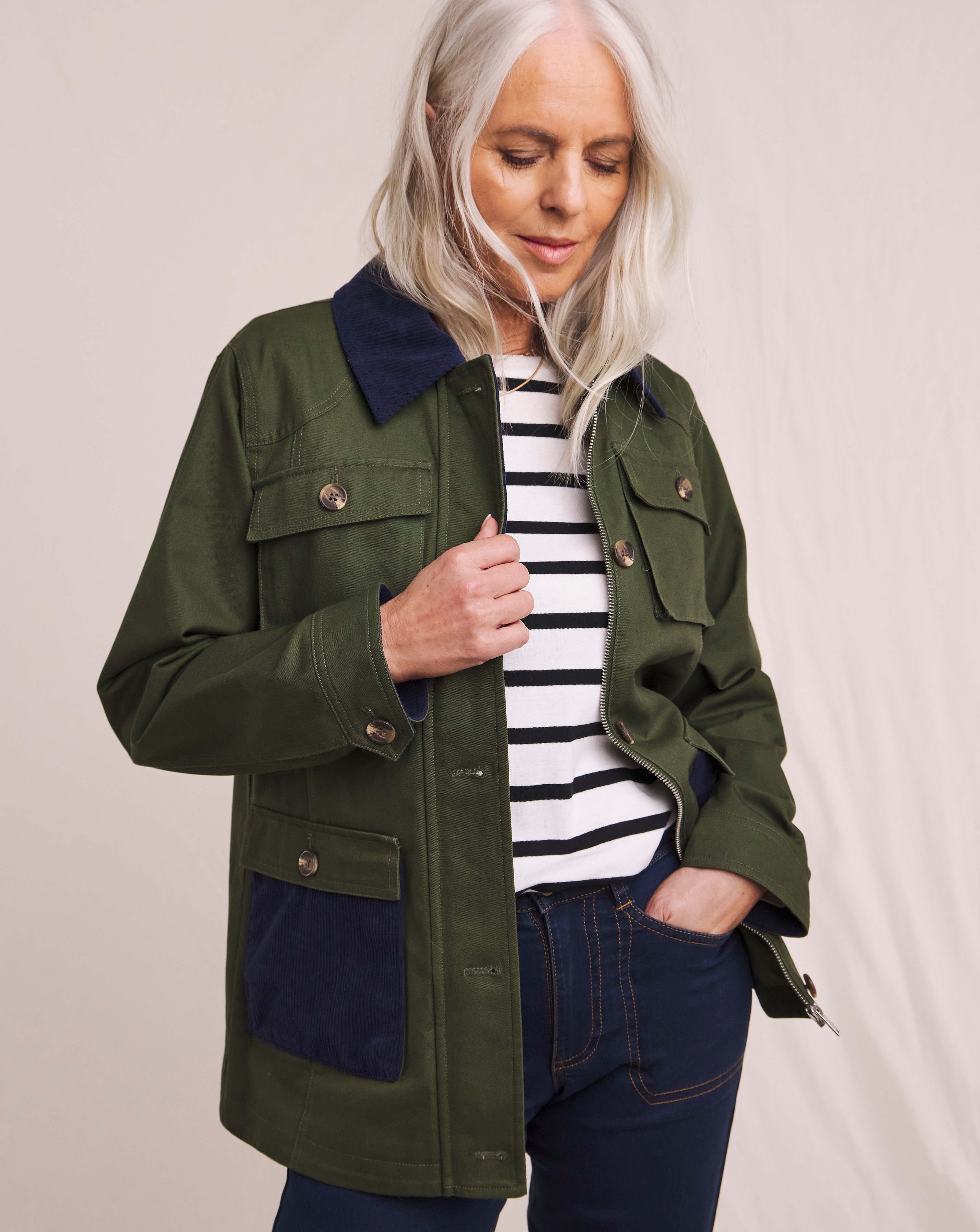 Julipa Pure Cotton Barn Jacket