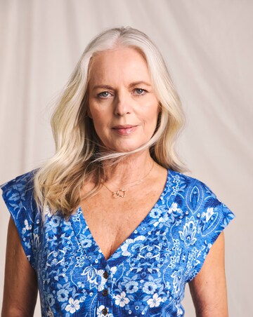 Julipa Pure Cotton Printed Midi Dress