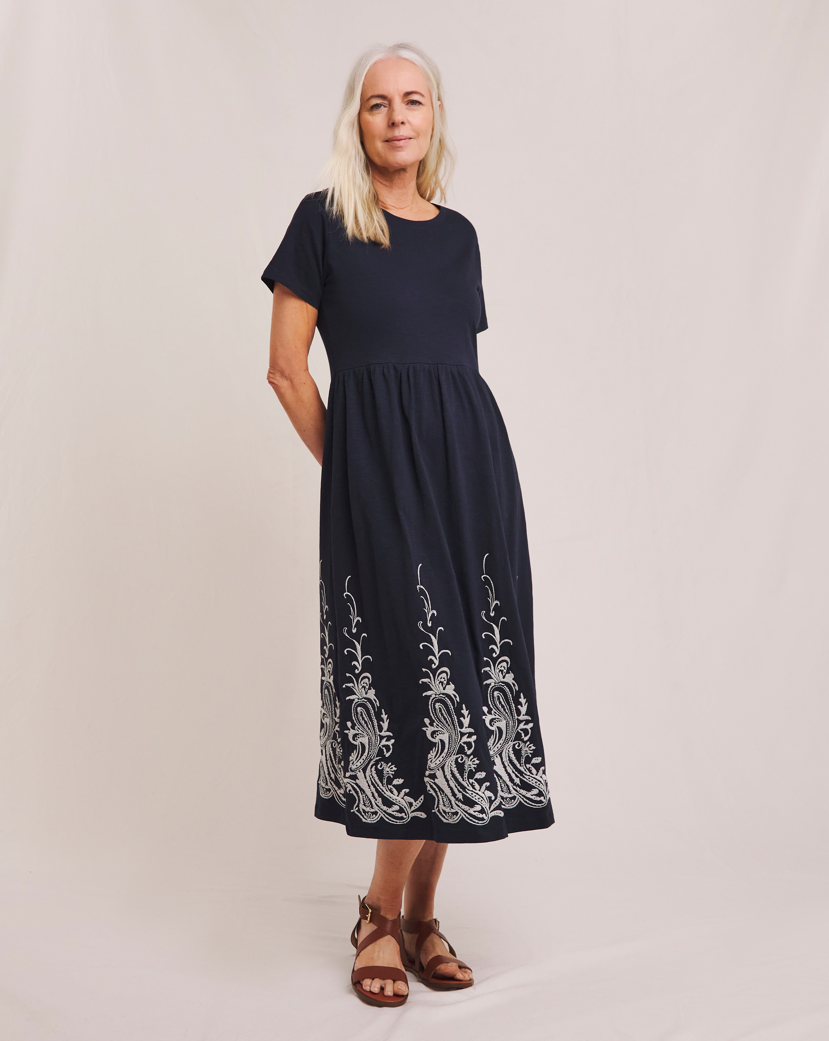 Julipa Pure Cotton Midi Dress
