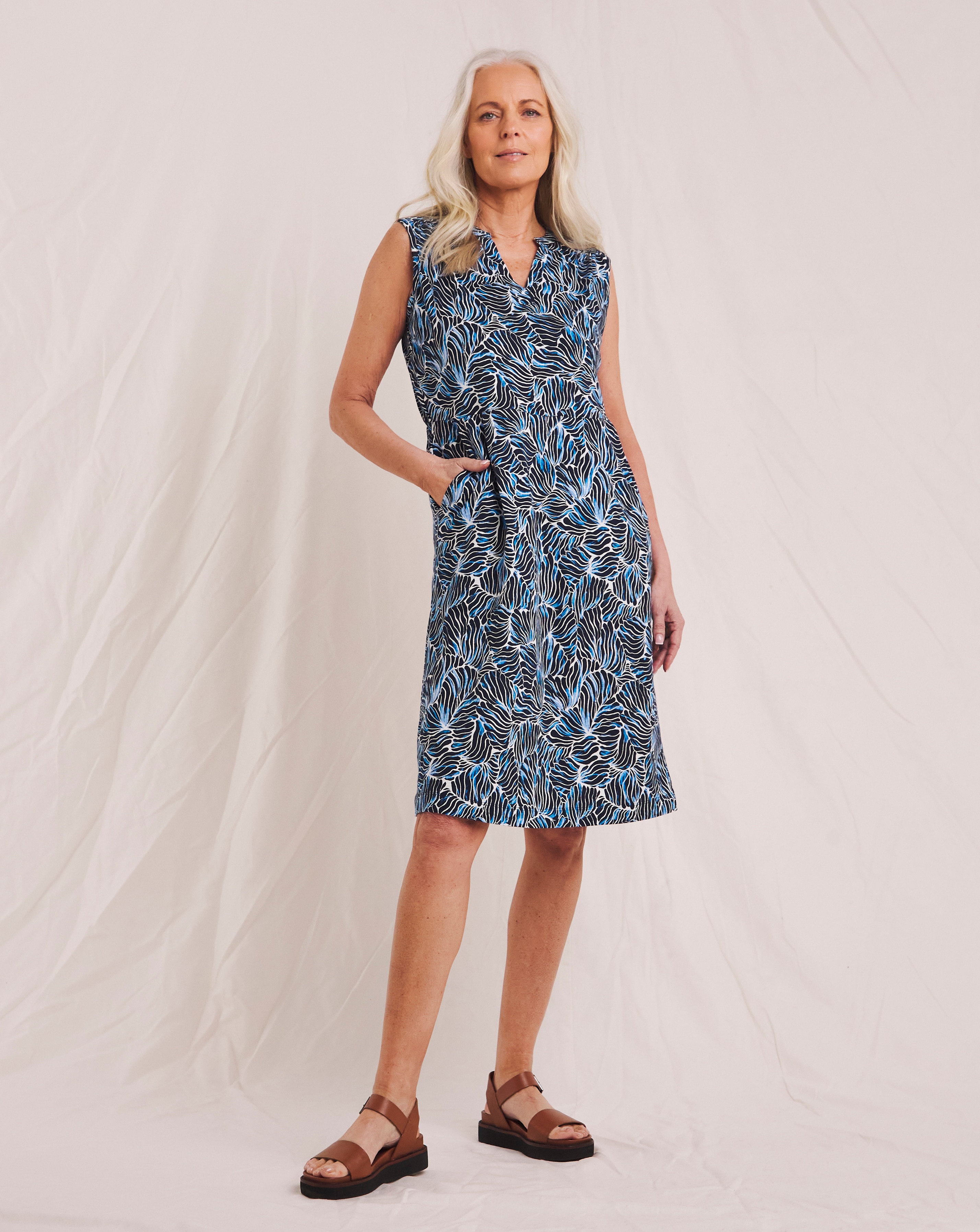 Julipa Pure Cotton Printed Shift Dress