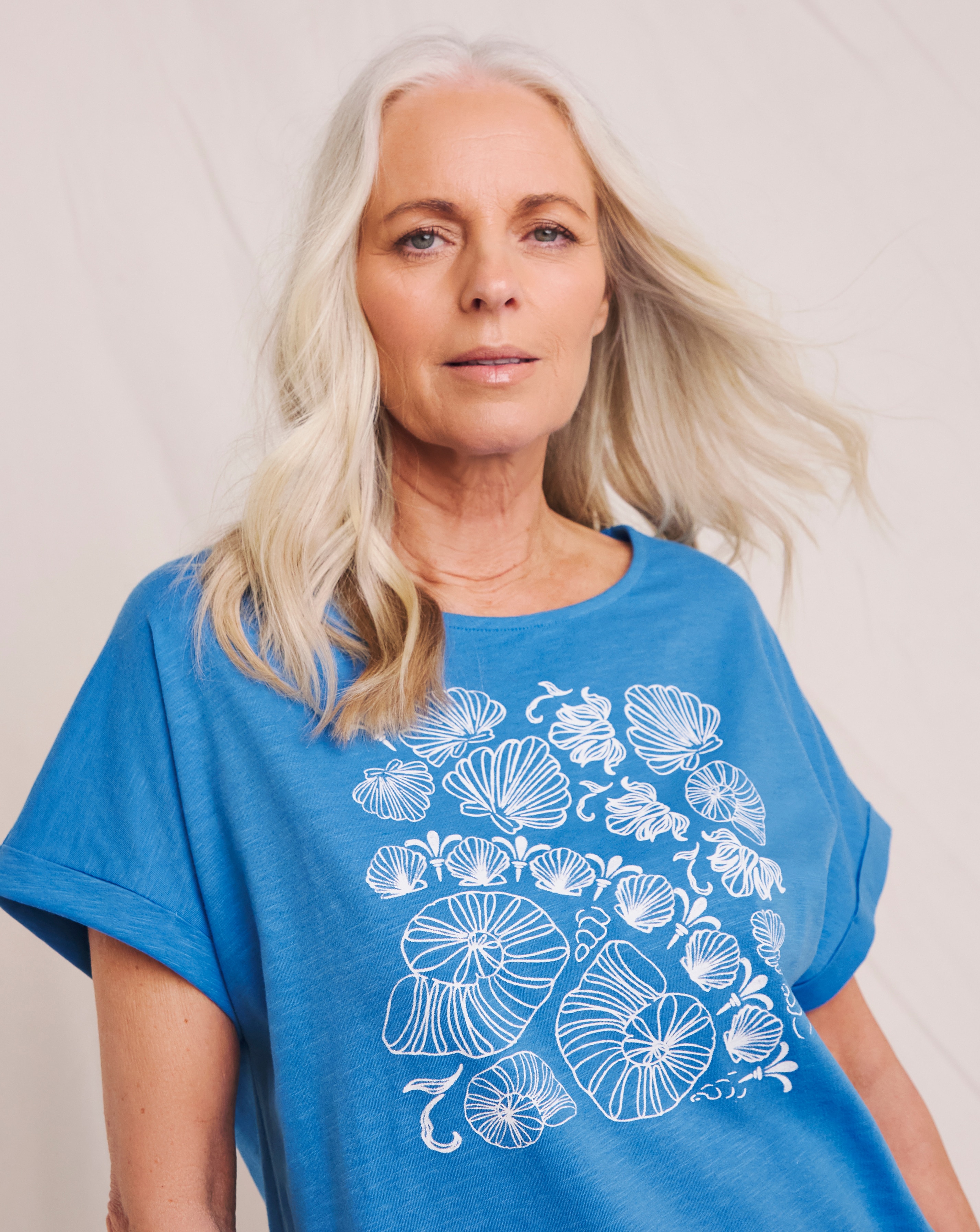 Julipa Pure Cotton Shell Printed T-Shirt