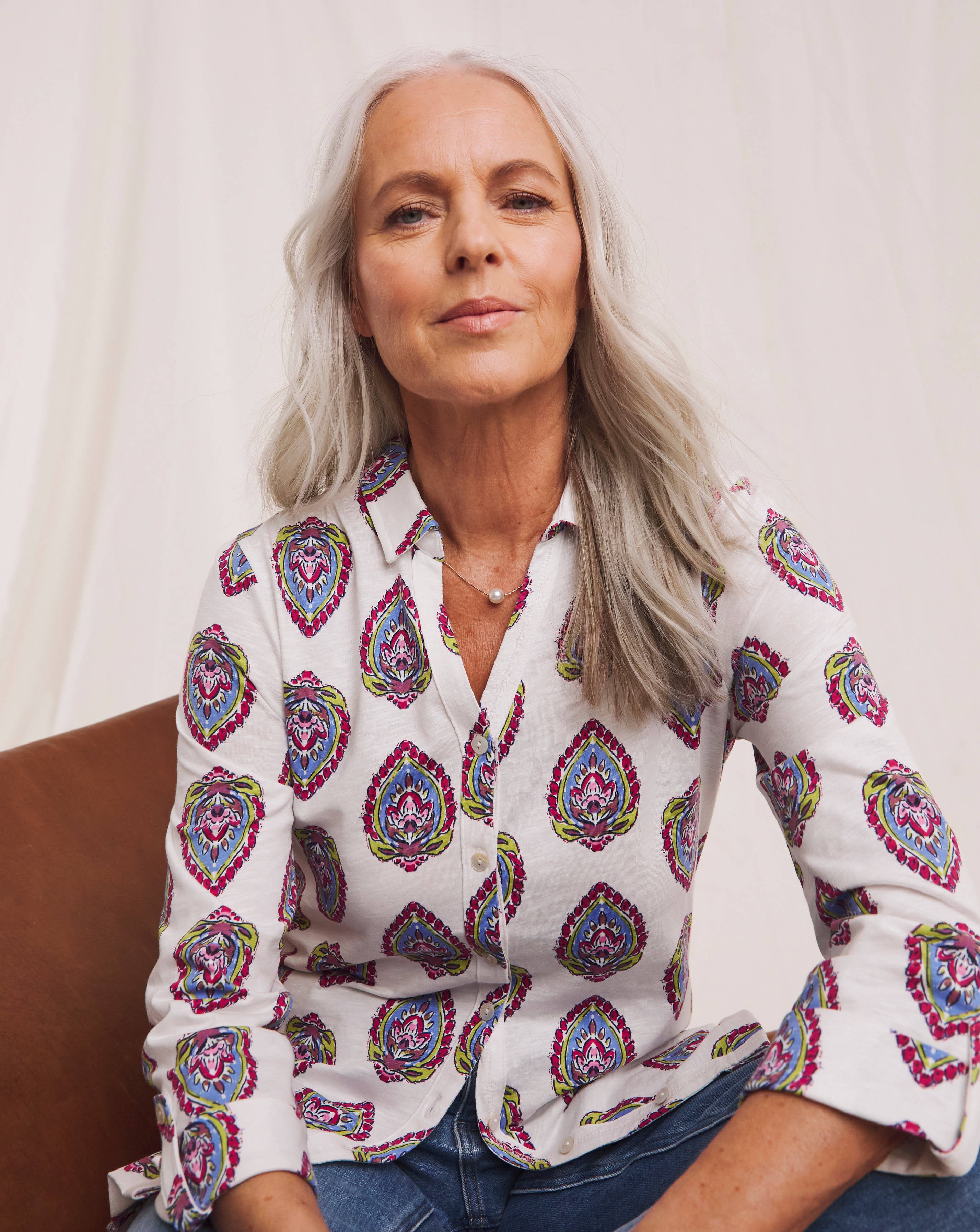 Julipa Pure Cotton Printed Jersey Shirt