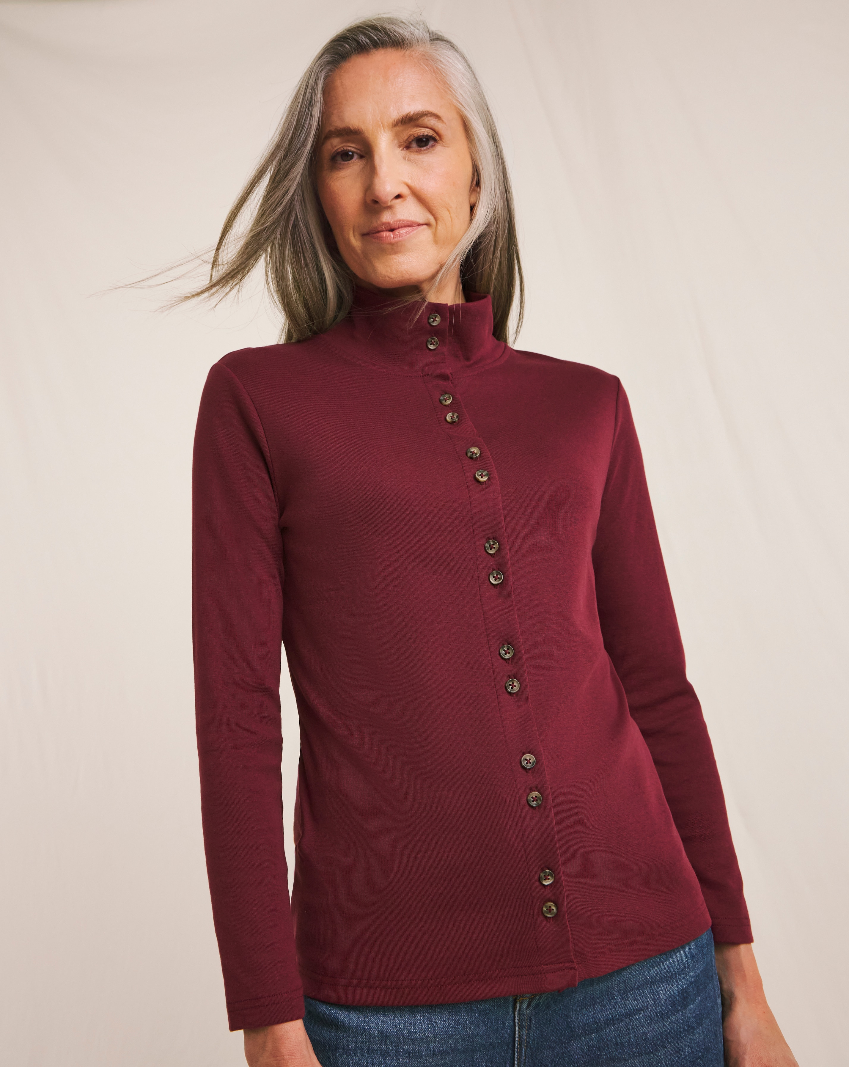 Julipa Button Through Jersey Cardigan