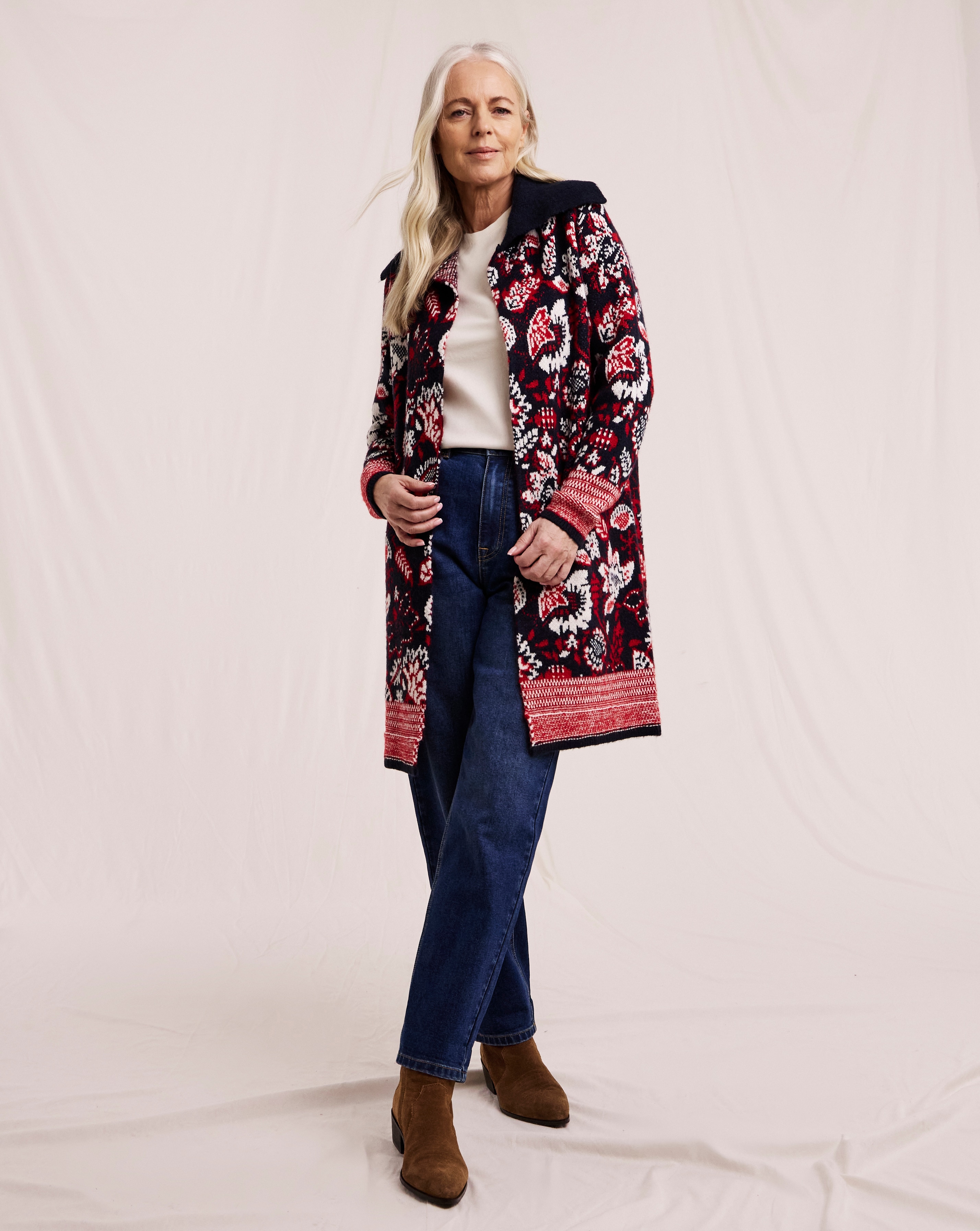 New In - Julipa Patterned Coatigan