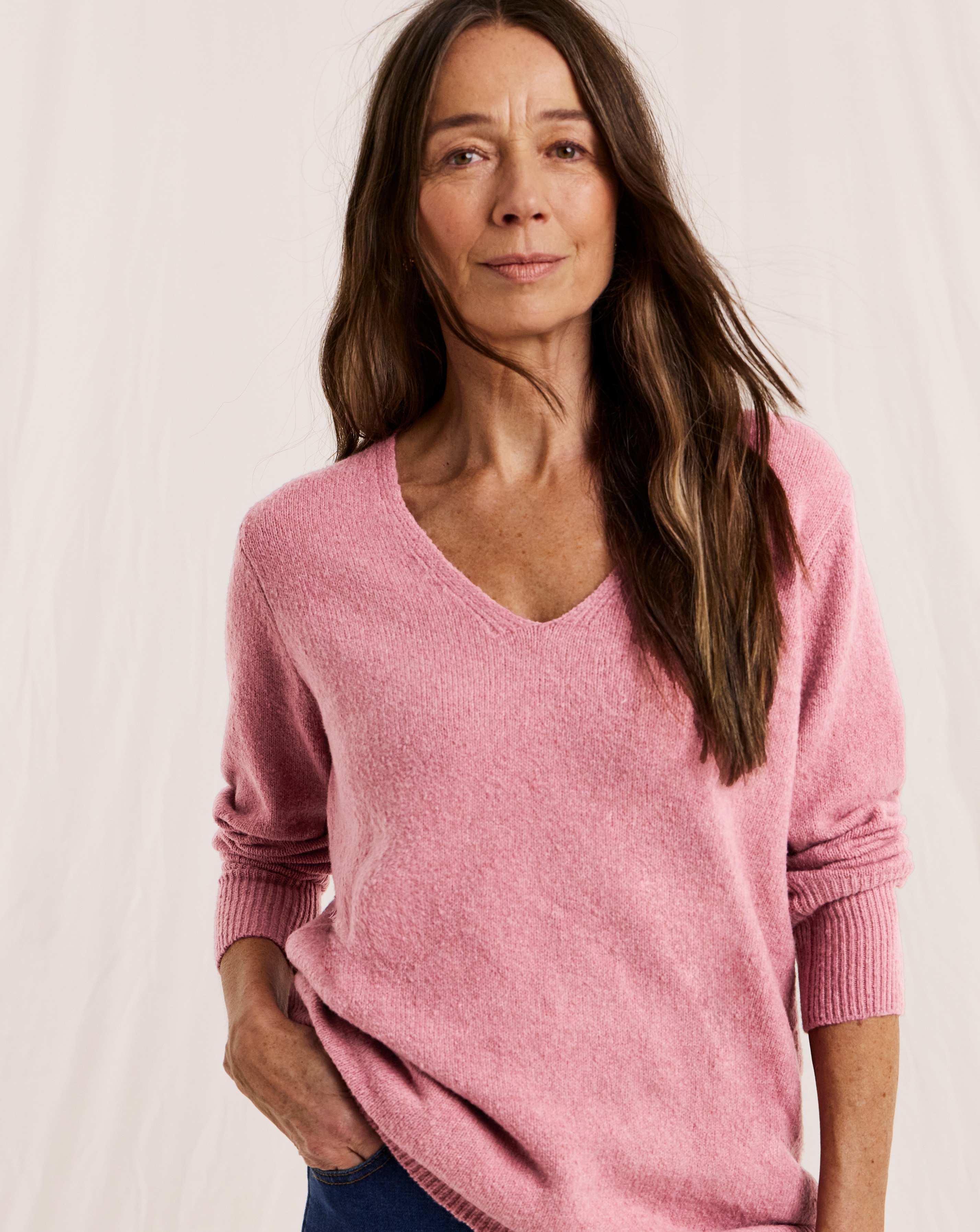 Julipa Button Detail Longline Jumper