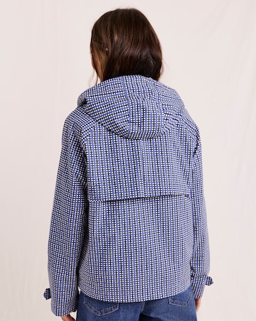 Julipa Check Print Short Trench