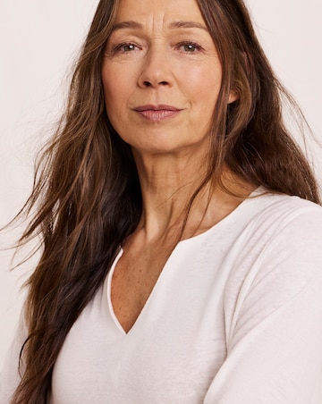 Julipa Printed Linen Jersey Top