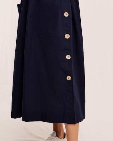 Julipa Button Detail Midi Dress