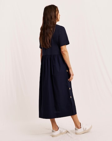 Julipa Button Detail Midi Dress