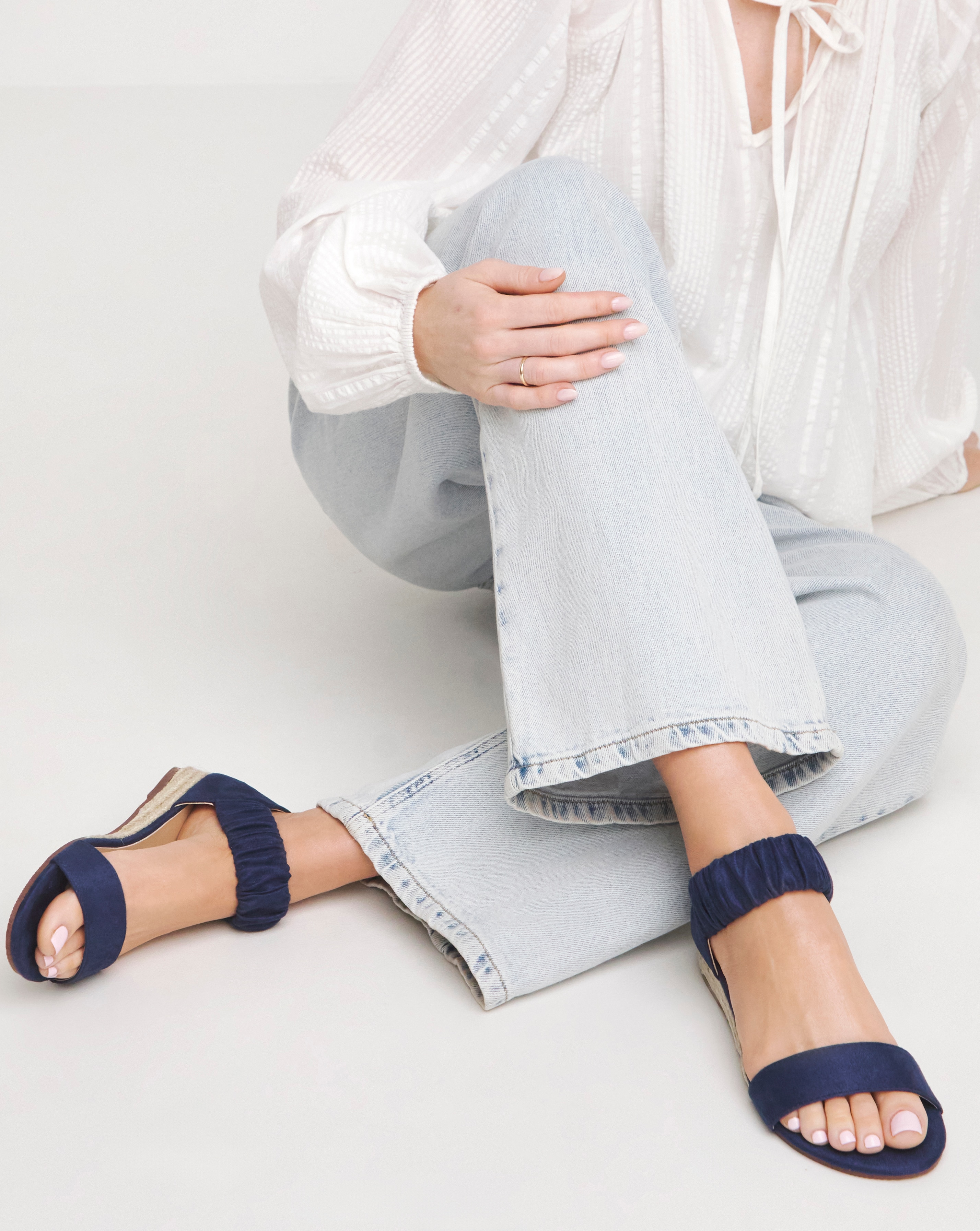 Twin Strap Espadrille Sandal EEE Fit