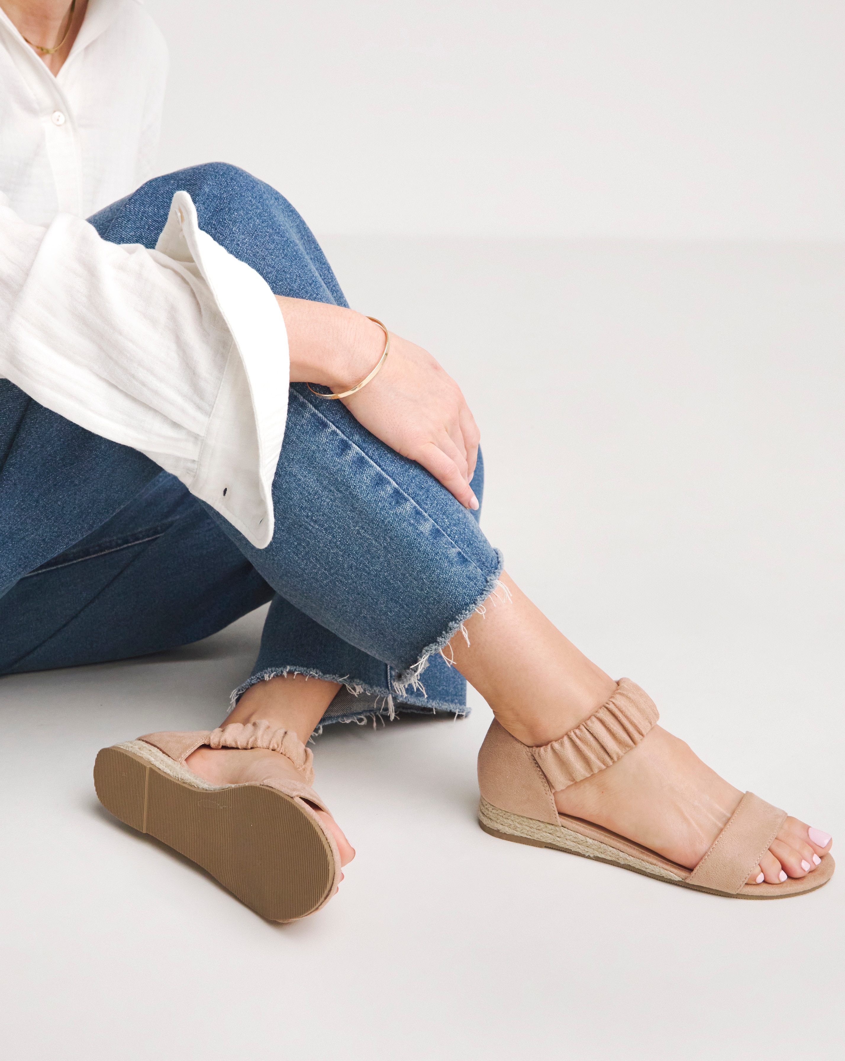 Twin Strap Espadrille Sandal E Fit