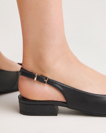 Susanna Slingback Shoe With Trim - Extra Wide Fit (EEE)