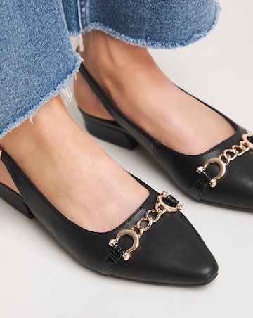 Susanna Slingback Shoe With Trim - Extra Wide Fit (EEE)