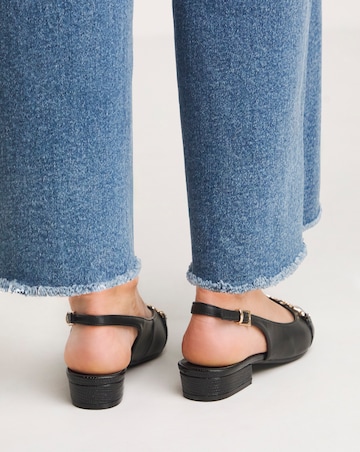 Susanna Slingback Shoe With Trim - Extra Wide Fit (EEE)