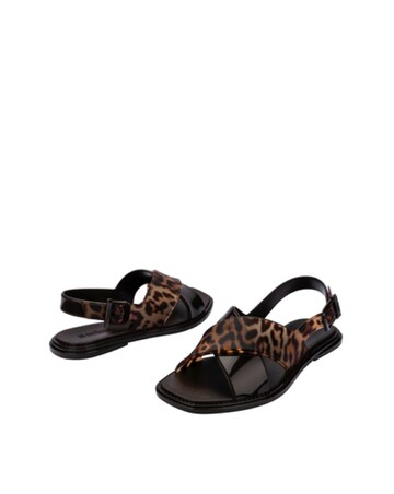 Melissa Cleo Jelly Leopard Sandals - Standard Fit (D)