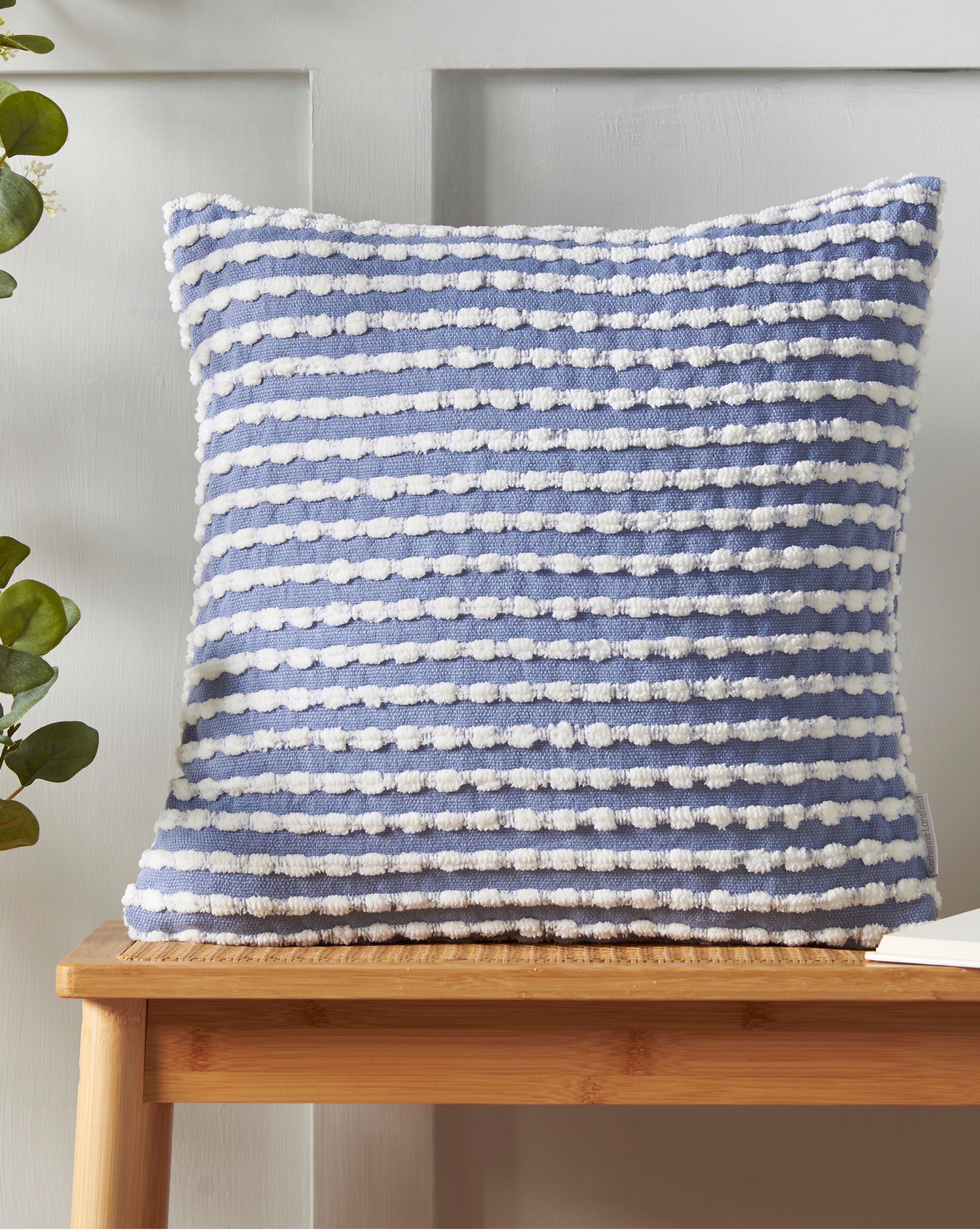 Catherine Lansfield Stab Stitch Cushion