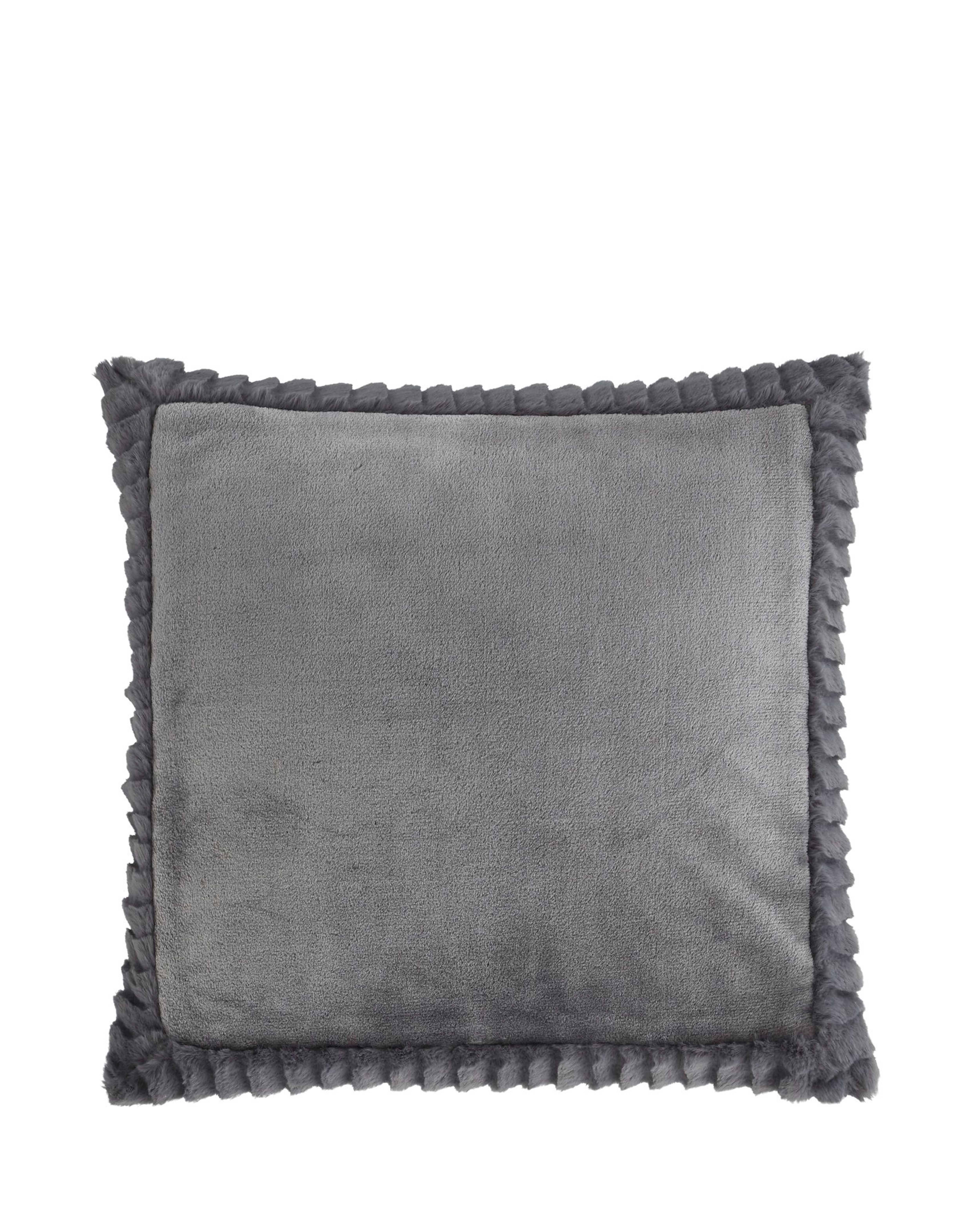 Velvet Faux Fur Cosy Cushion
