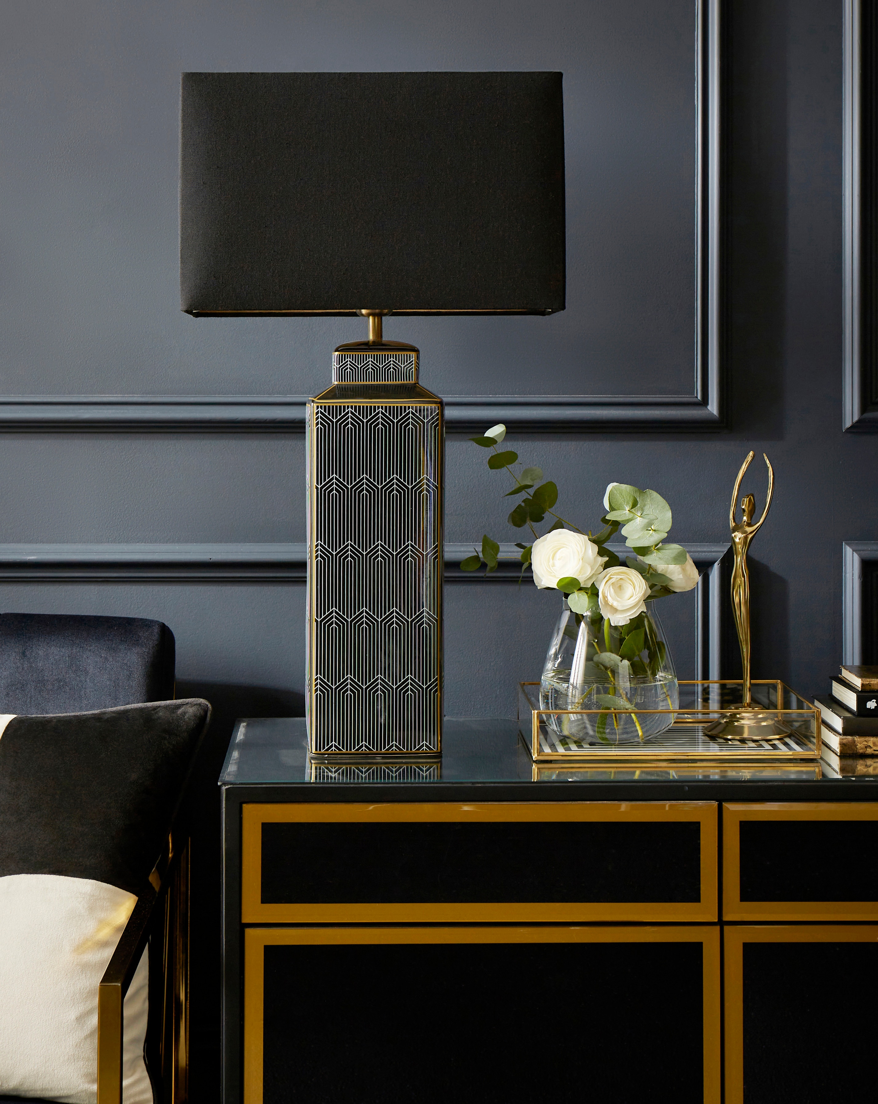 Joanna Hope Myla Monochrome Table Lamp