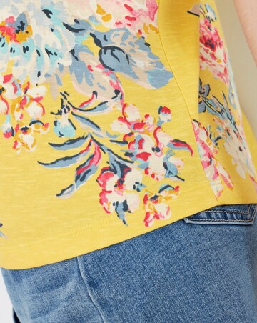 Joules Celina Print V-neck T-shirt