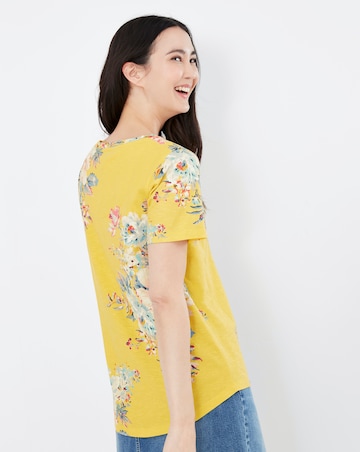 Joules Celina Print V-neck T-shirt