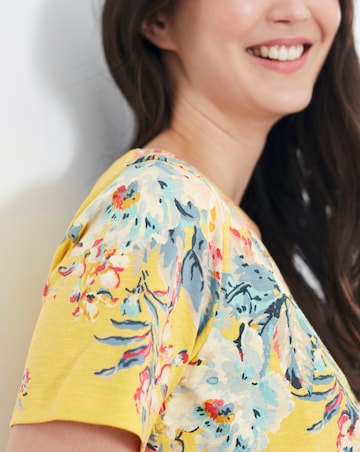 Joules Celina Print V-neck T-shirt