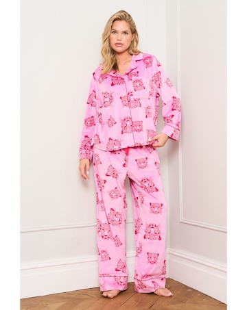 JimJamTheLabel Large Tiger Print Pyjama Set