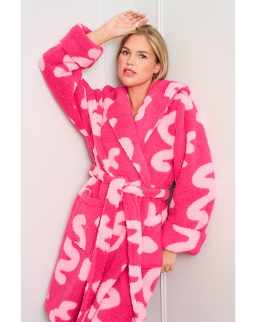 JimJamTheLabel Squiggle Dressing Gown