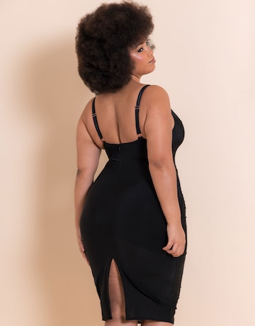 Curvy Kate Mirage Contour Wired Slip Dress Black