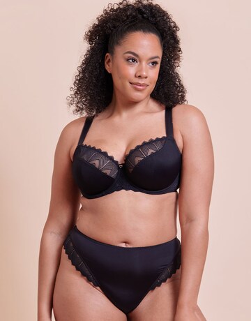 Curvy Kate Wild One Non Pad Balcony Wired Bra Black