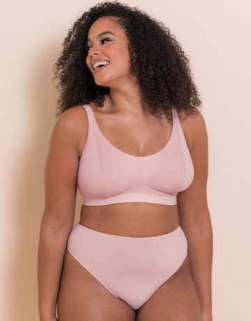 Curvy Kate Zen Non-Wired Non-Padded Bralette Blush Pink