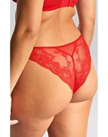 Panache Heidi Brazilian Knicker Ruby Red